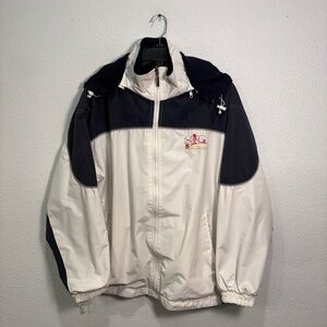 Vtg Y2K Cheneral Reversible Insulated San Francisco Colorblock Hood Coat Men’s M